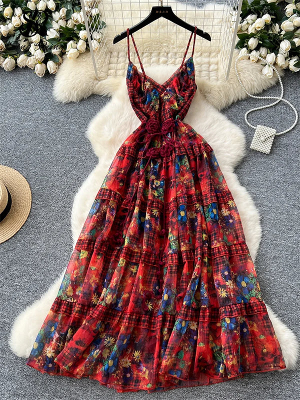 Floral Long Dress Design 2025
