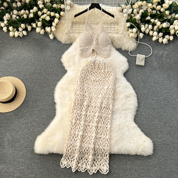 Vacation Two Piece Set / Casual Knit Suit