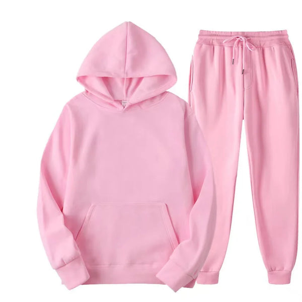 Women's Hooded Sweatshirt & Sweatpants Set