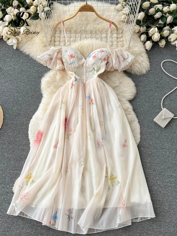 Off the Shoulder Sexy Strap Summer Dress